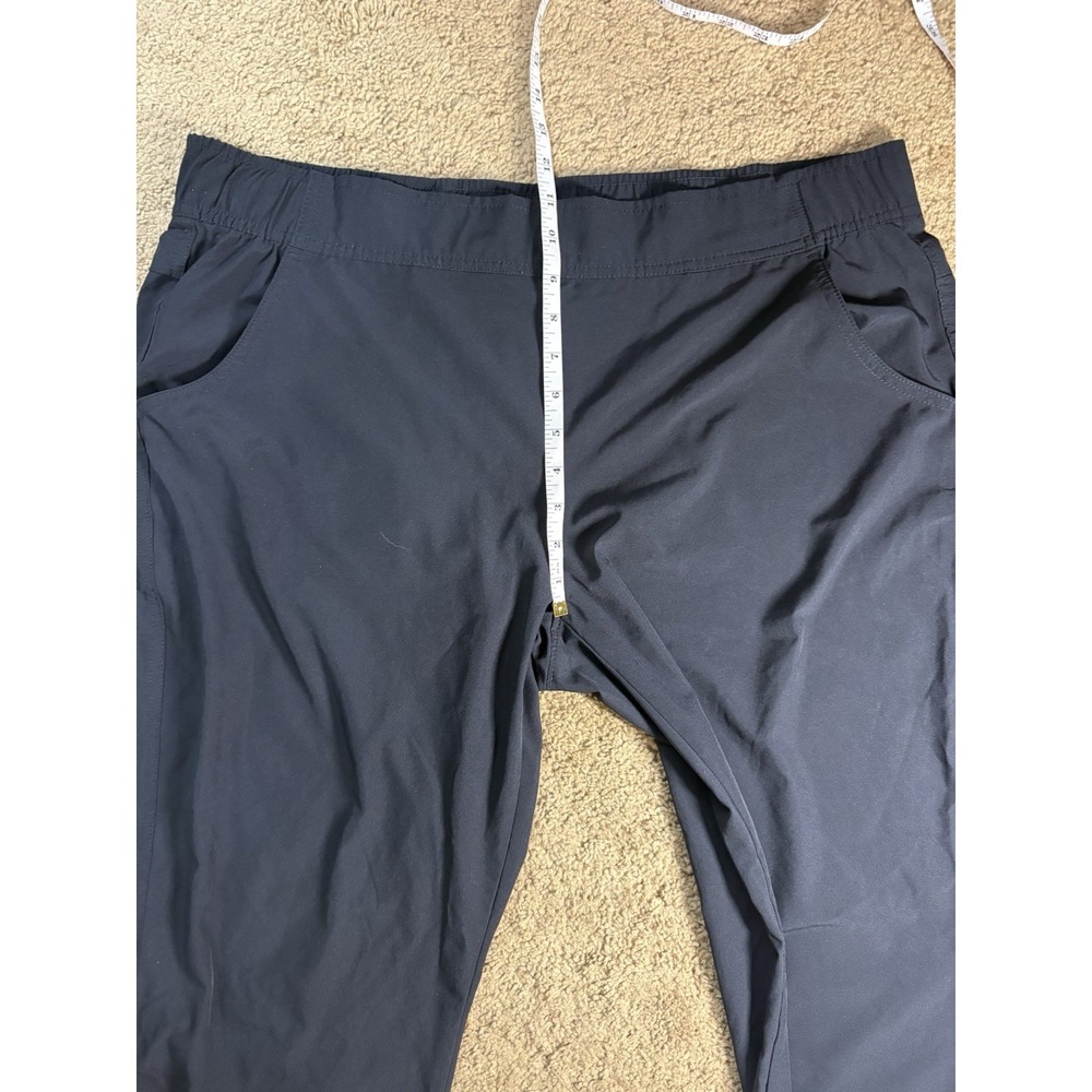 Eddie Bauer Traveler Ankle Pants Women XL Black Pockets Lightweight Relaxed Fit - Picture 5 of 8